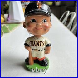 Rare Vintage 1960's San Francisco Giants Bobble Head Nodder- GREEN BOTTOM! OFFER