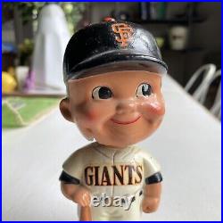 Rare Vintage 1960's San Francisco Giants Bobble Head Nodder- GREEN BOTTOM! OFFER