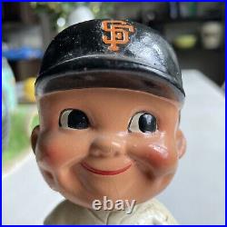 Rare Vintage 1960's San Francisco Giants Bobble Head Nodder- GREEN BOTTOM! OFFER