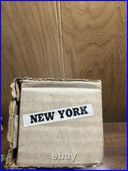 Rare Vintage 1960s Green Base NY Mets Bobblehead Bobble Head Nodder & Box. Mint