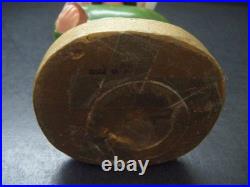 Rare Vintage 1960s Paper Mache Realistic Face Nodder Bobbinhead Eagles