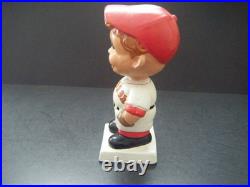 Rare Vintage 1961 White Base Paper Mache Bobble Head Nodder Boston Red Sox MINT