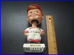 Rare Vintage 1961 White Base Paper Mache Bobble Head Nodder Boston Red Sox MINT