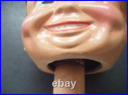 Rare Vintage 1961 White Base Paper Mache Bobble Head Nodder Boston Red Sox MINT