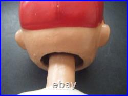Rare Vintage 1961 White Base Paper Mache Bobble Head Nodder Boston Red Sox MINT