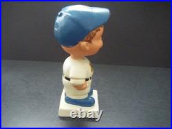 Rare Vintage 1961 White Base Paper Mache Bobble Head Nodder New York Mets