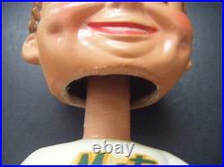 Rare Vintage 1961 White Base Paper Mache Bobble Head Nodder New York Mets