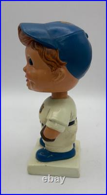 Rare Vintage 1961 White Base Paper Mache Bobble Head Nodder New York Mets SEE