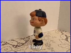Rare Vintage 1961 White Base Paper Mache Bobble Head Nodder New York Yankees NYY