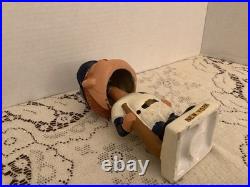 Rare Vintage 1961 White Base Paper Mache Bobble Head Nodder New York Yankees NYY
