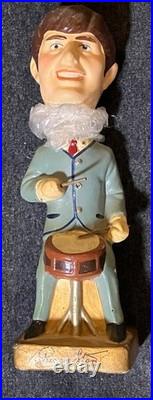 Rare Vintage 1964 Beatles Ringo Starr 8 Car Mascot Bobble Head Nodder Original