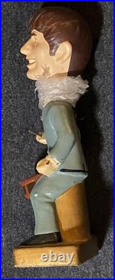 Rare Vintage 1964 Beatles Ringo Starr 8 Car Mascot Bobble Head Nodder Original