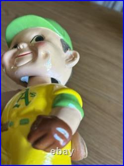 Rare Vintage 1967 Oakland Athletics Bobblehead Gold Base WithBox Great Condition