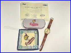 Rare Vintage 1994 Cleveland Indians World Series Fossil Watch 1948 Limited Ed