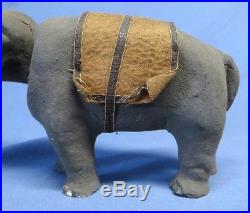 Rare Vintage Antique ELEPHANT Nodder/Bobblehead Germany Paper Mache Toy
