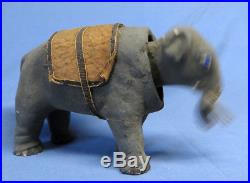 Rare Vintage Antique ELEPHANT Nodder/Bobblehead Germany Paper Mache Toy