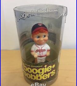 Rare Vintage Boogie Bobbers Cleveland Indians 2002 Bobble Head New In Box