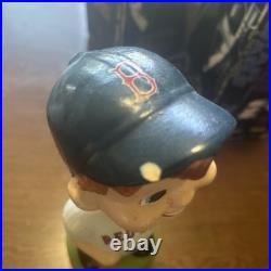 Rare Vintage Boston Red Sox MLB Bobblehead Nodder Blue Cap Round Green Base