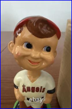Rare Vintage California Angels Bobblehead Nodder With Box Rare Vintage California Angels Bobblehead Nodder With Box