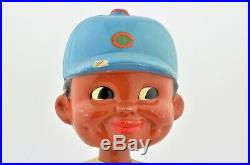 Rare Vintage Chicago Cubs Black Face Nodder Bobble Head Square Green Base Mlb Rare Vintage Chicago Cubs Black Face Nodder Bobble Head Square Green Base Mlb