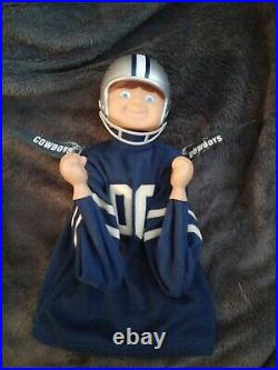 Rare Vintage Dallas Cowboys Punching Bobblehead Puppet NFL Football