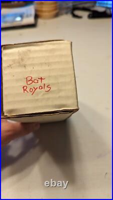 Rare Vintage Kansas City Royals 1969 Japan Bobblehead Nodder With Box Gold Base