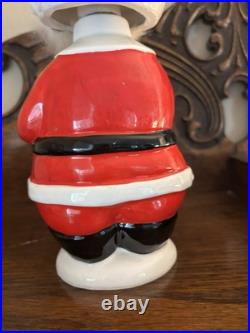 Rare Vintage Midcentury Bobble Head Santa Claus? Decanter With Googly Eyes Rare Vintage Midcentury Bobble Head Santa Claus? Decanter With Googly Eyes