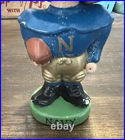 Rare Vintage NAVY Midshipmen College Football Nodder Bobblehead Made in Japan