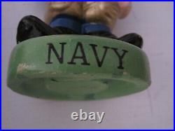 Rare Vintage NAVY Midshipmen College Football Nodder Bobblehead Made in Japan