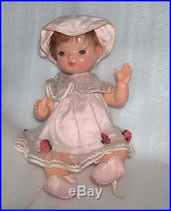 Rare Vintage Naughty Alyonka Plastic Bobble Head Baby Doll, Ussr/russia, 1970-80