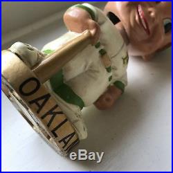 Rare Vintage Oakland As White Uniform Variation Bobblehead Hand Painted