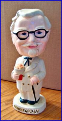 Rare Vintage Original 1960's Kfc Col. Sanders Bobble Head Rare Vintage Original 1960's Kfc Col. Sanders Bobble Head