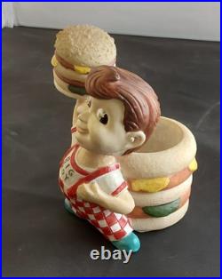 Rare Vintage Original Bob's Big Boy Bobble Head & Toothpick Holder-1960s-4.5
