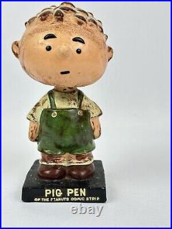 Rare Vintage Pig Pen Peanuts Bobblehead Nodder from Japan. 1950's Lego