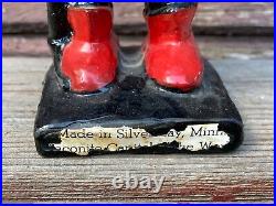 Rare Vintage Rocky Taconite Minnesota Iron Ore Advertising Nodder Bobblehead