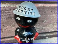 Rare Vintage Rocky Taconite Minnesota Iron Ore Advertising Nodder Bobblehead