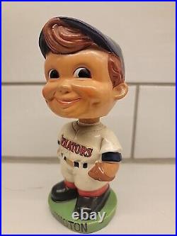 Rare Vintage Washington Senators Baseball Nodder Bobble Head Vintage Green Base