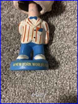 Rare Vintage World's Fair Twins Bobble Head Kissing Pair VGC Original Box 1960s
