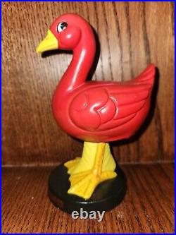 Red Goose Shoes Bobblehead Nodder Bobbing Head Advertising Vintage 1962