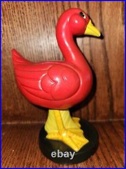 Red Goose Shoes Bobblehead Nodder Bobbing Head Advertising Vintage 1962