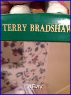 SAMS Terry Bradshaw Bobble head. Vintage Bobbing head. Home Black