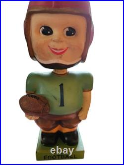 SUPER RARE! Vintage 1960's Original Authentic Football #1 Bobblehead READ! 