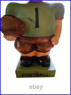 SUPER RARE! Vintage 1960's Original Authentic Football #1 Bobblehead READ! 