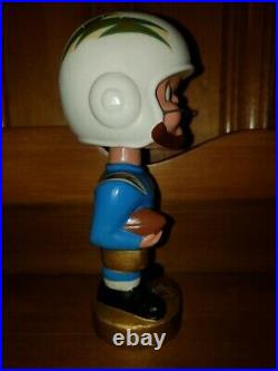 San Diego Chargers AFL Earpads Vintage Bobblehead/Nodder/Bobbing Head/ Mint 1965