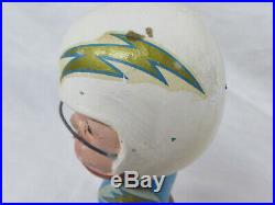 San Diego Chargers Vintage Late 1960's Football Bobblehead Nodder Fair Shape