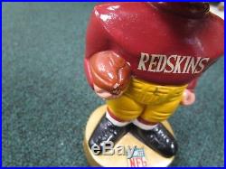 Scarce Vintage 1970 Washington Redskins Souvenir Bobblehead Doll Paper Mache