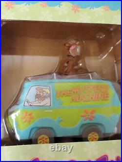 Scooby Doo Bobble head 2002 Wobble Head On Mystery Machine Vintage NIB free ship