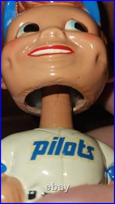 Seattle Pilots Baseball Bobblehead Nodder Vintage Original