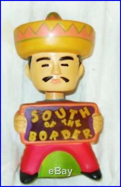 South Of The Boarder Pedro Bobble Head Bank Vintage 50's