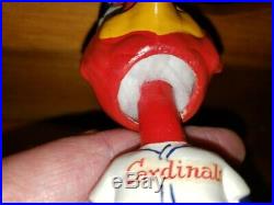 St. Louis Cardinal Mini withball Vintage Nodder/Bobble Head/Bobbing Head Gem Mint
